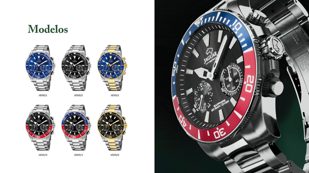 Colección relojes Jaguar híbridos